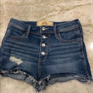 Hollister jean shorts